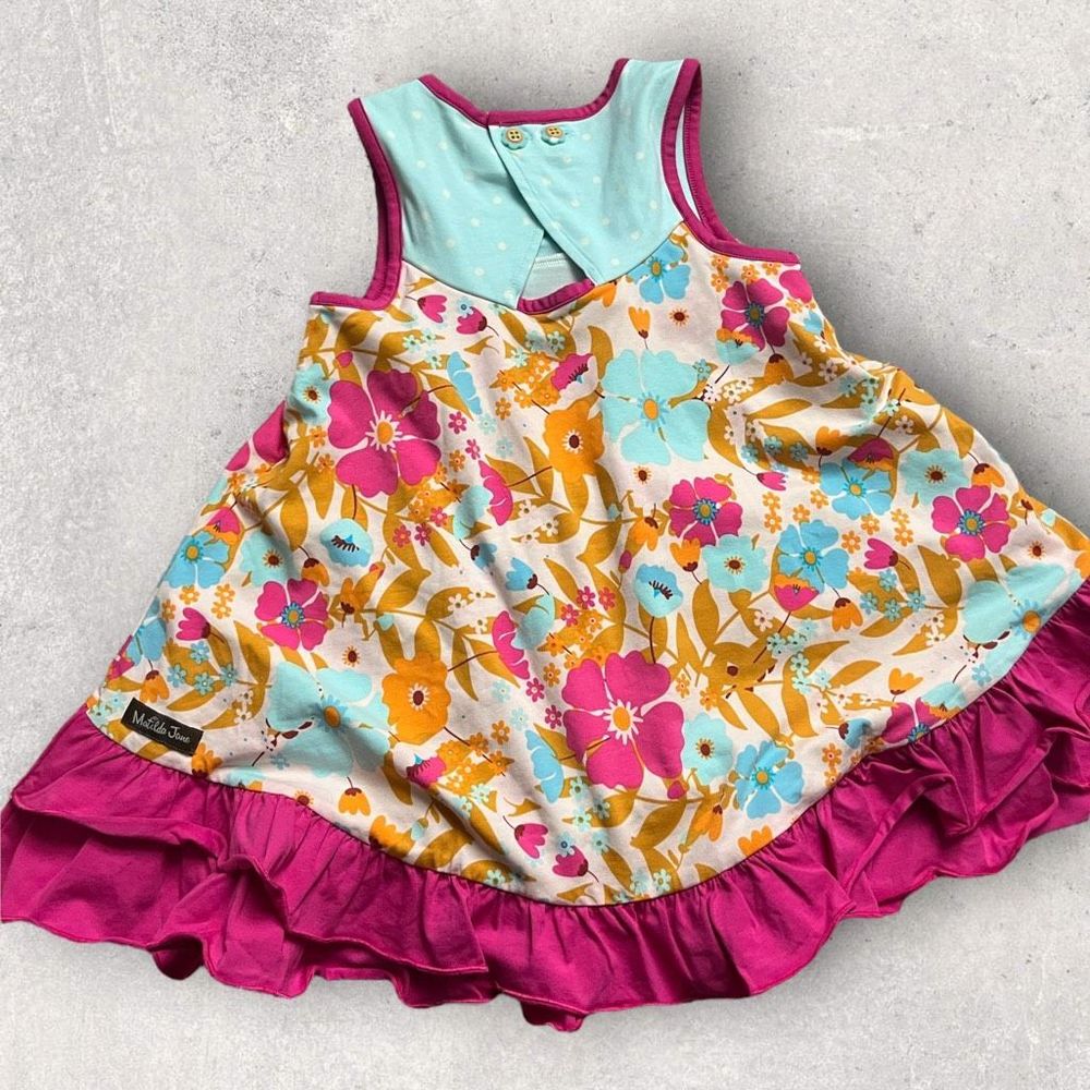 Matilda Jane Floral Tunic, Size 4 - Picture 6 of 9